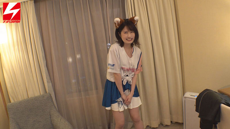 あの、プロ野球中継カメラに抜かれたガチ日●ハ●ファン美少女がAV出演! 球場に行けば80%の確率で抜かれるという美巨乳Gカップ少女が自前のきつねコスダンス衣装着て乳揺れ抜き抜き中出しエッチのサンプル画像4